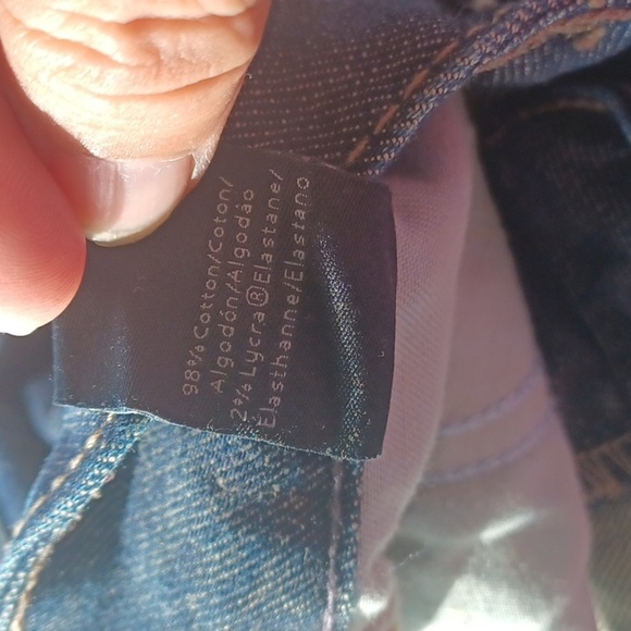 Calvin Klein Lean Boot Jeans, Women's Size 30/10x29" Long, 9" Rise, Raw Hem - Picture 7 of 7